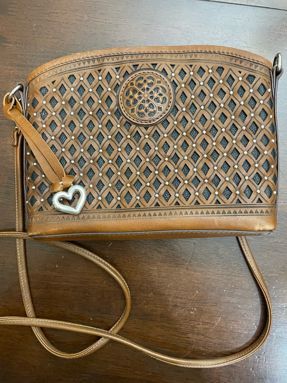 2025 Brighton Campiello Mini Crossbody - Russet - Ferrara Collection